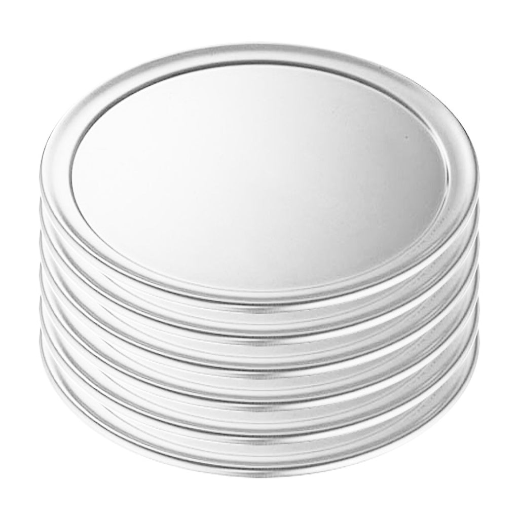 SOGA 6X 13-inch Round Aluminum Steel Pizza Tray Home Oven Baking Plate Pan Soga