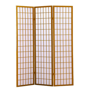 Levede 3 Panel Free Standing Foldable  Room Divider Privacy Screen  Wood Frame Deals499