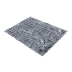 Floor Rugs Sheepskin Shaggy Rug Carpet Bedroom Living Room Mat 160X230 Dark Grey Deals499
