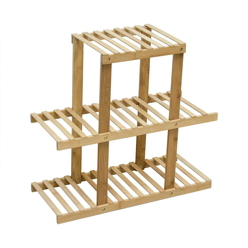 3 Tiers Premium Bamboo Wooden Plant Stand In/outdoor Garden Planter Flower shelf Deals499