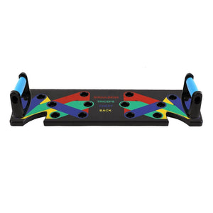 9 in1 Push Up Board Yoga Bands Fitness Workout Train Gym Exercise Pushup Stands Deals499