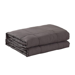 DreamZ Weighted Blanket Heavy Gravity Deep Relax 5KG Adult Double Grey Deals499