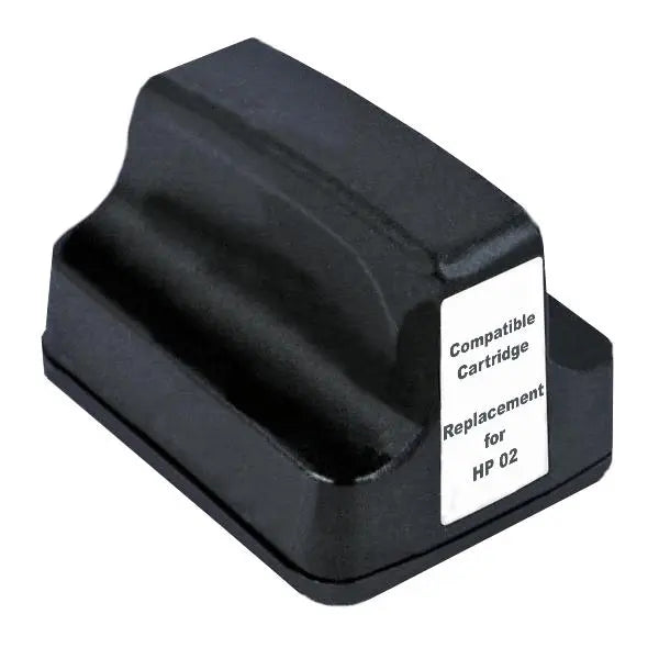 #02 Black High Capacity Remanufactured Inkjet Cartridge HP
