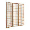 Levede 3 Panel Free Standing Foldable  Room Divider Privacy Screen  Wood Frame Deals499
