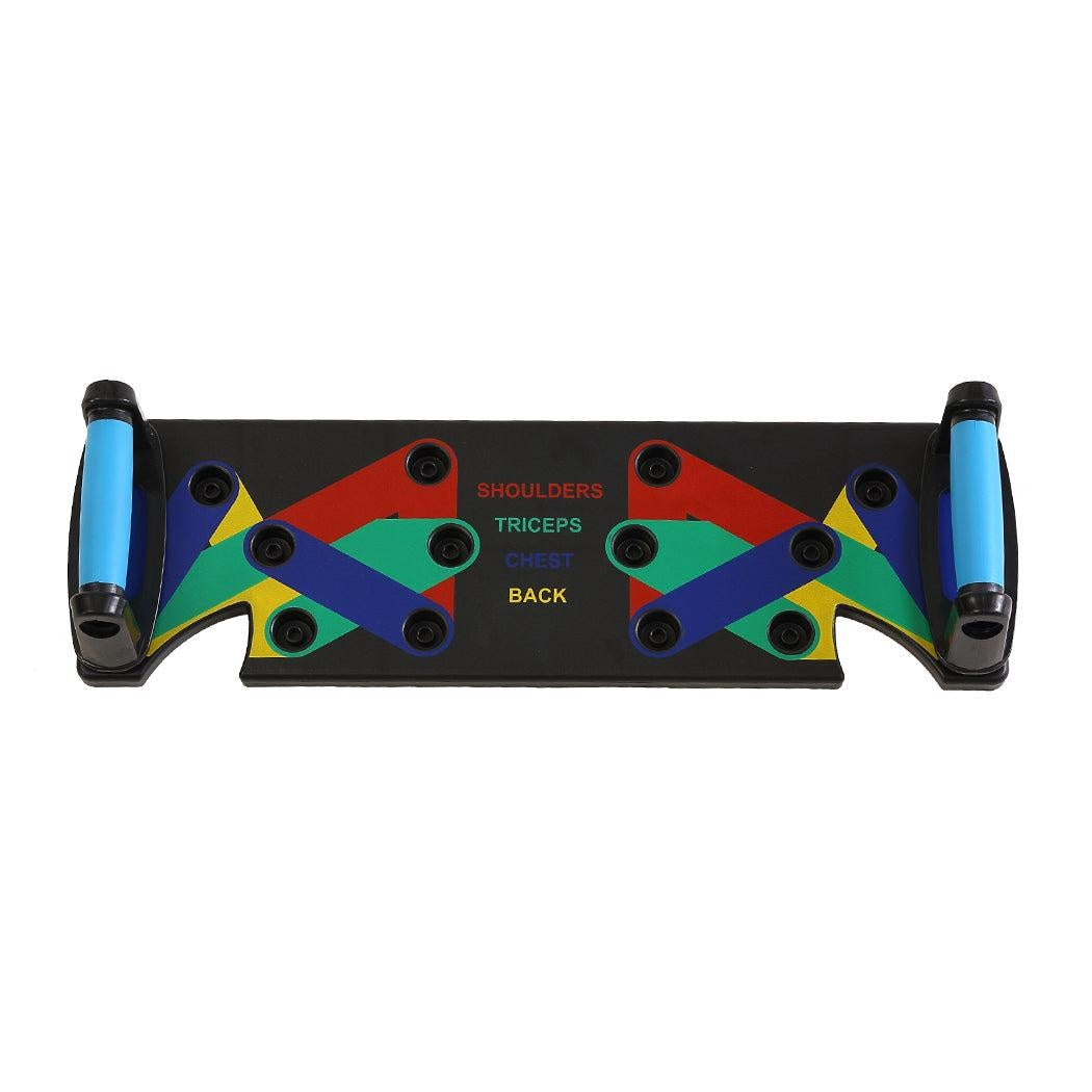 9 in1 Push Up Board Yoga Bands Fitness Workout Train Gym Exercise Pushup Stands Deals499