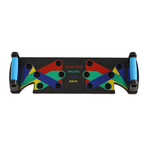 9 in1 Push Up Board Yoga Bands Fitness Workout Train Gym Exercise Pushup Stands Deals499