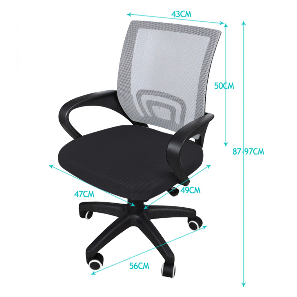 Office Chair Gaming Computer Chairs Mesh Executive Back Seating Study Seat Grey Deals499