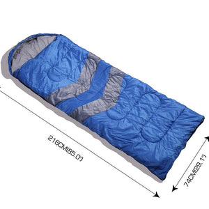 Mountview -20°C Outdoor Camping Thermal Sleeping Bag Envelope Tent Hiking Blue Deals499