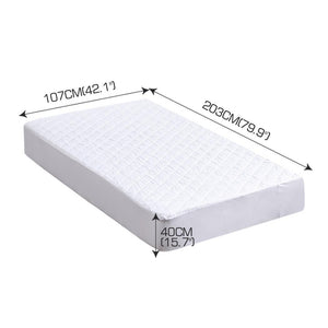 DreamZ Fully Fitted Waterproof Microfiber Mattress Protector King Single Size Deals499