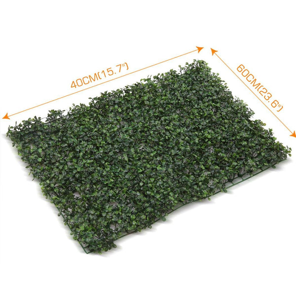 1x Artificial Boxwood Hedge Fake Vertical Garden Green Wall Mat Fence Outdoor Deals499