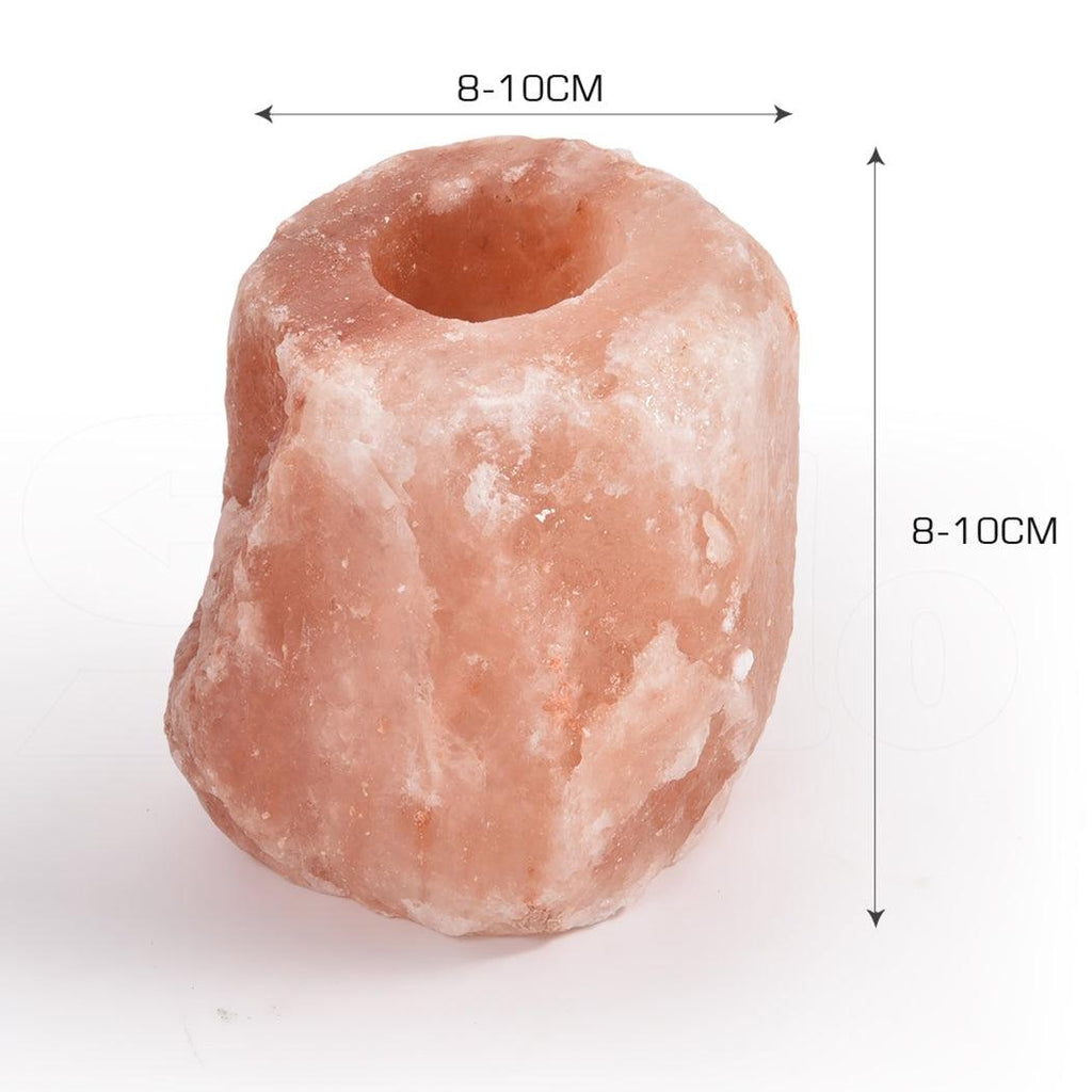 4x New Himalayan Salt Tealight Candle Holder Decor Natural Crystal Ionizer Home Deals499