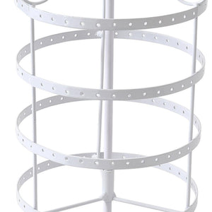 Earring Holder Stand Jewelry Display Hanging Rack Storage Metal Organizer 4 Tier White Deals499