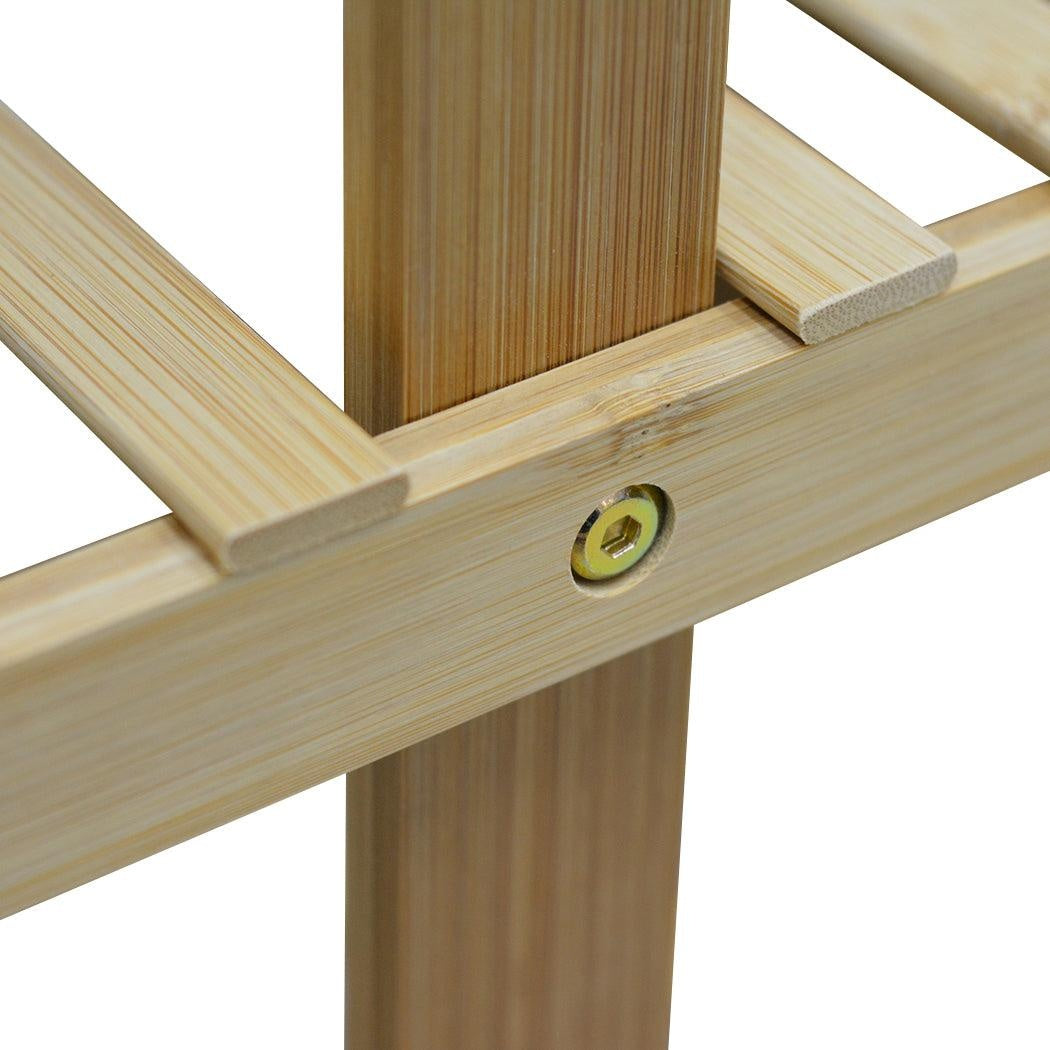 5 Tiers Premium Bamboo Wooden Plant Stand In/outdoor Garden Planter Flower shelf Deals499