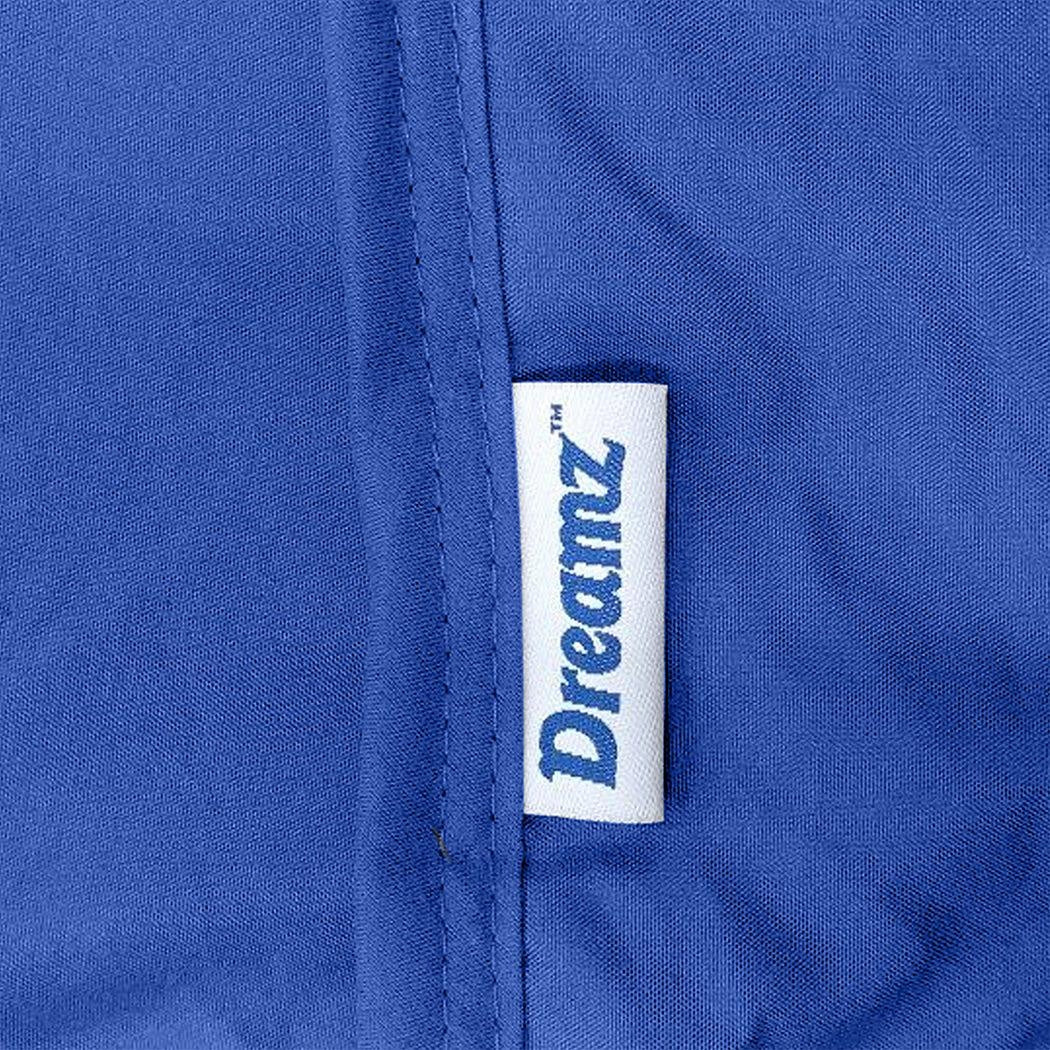 DreamZ 11KG Adults Size Anti Anxiety Weighted Blanket Gravity Blankets Blue DreamZ