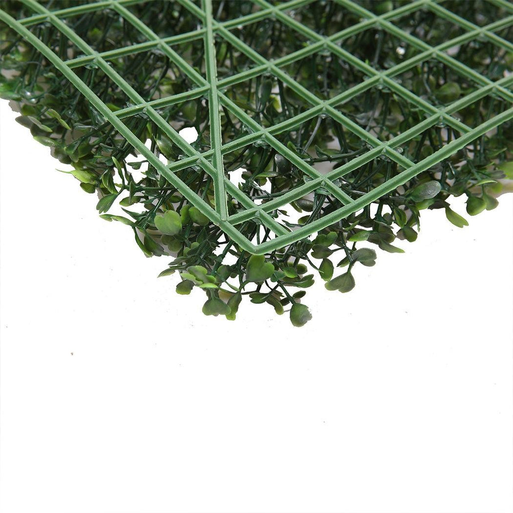 10x Artificial Boxwood Hedge Fake Vertical Garden Green Wall Mat Fence Outdoor Deals499