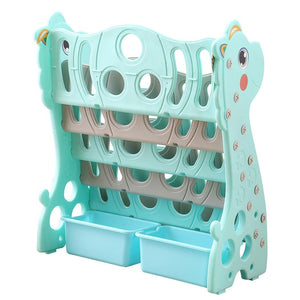 BoPeep Kids Bookshelf Bookcase Magazine Rack Organiser Shelf Children Green Deals499