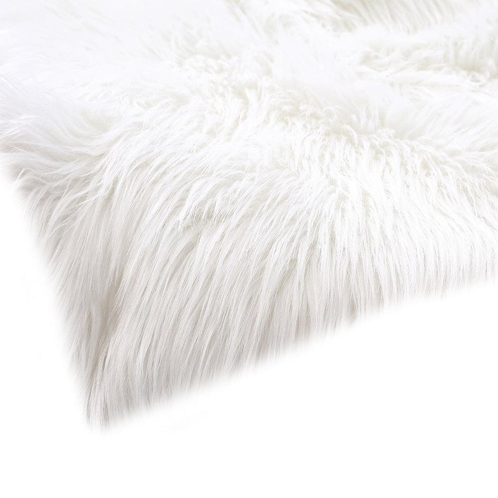 Floor Rugs Sheepskin Shaggy Rug Area Carpet Bedroom Living Room Mat 60X120 White Deals499