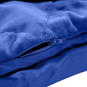 DreamZ 11KG Adults Size Anti Anxiety Weighted Blanket Gravity Blankets Blue DreamZ