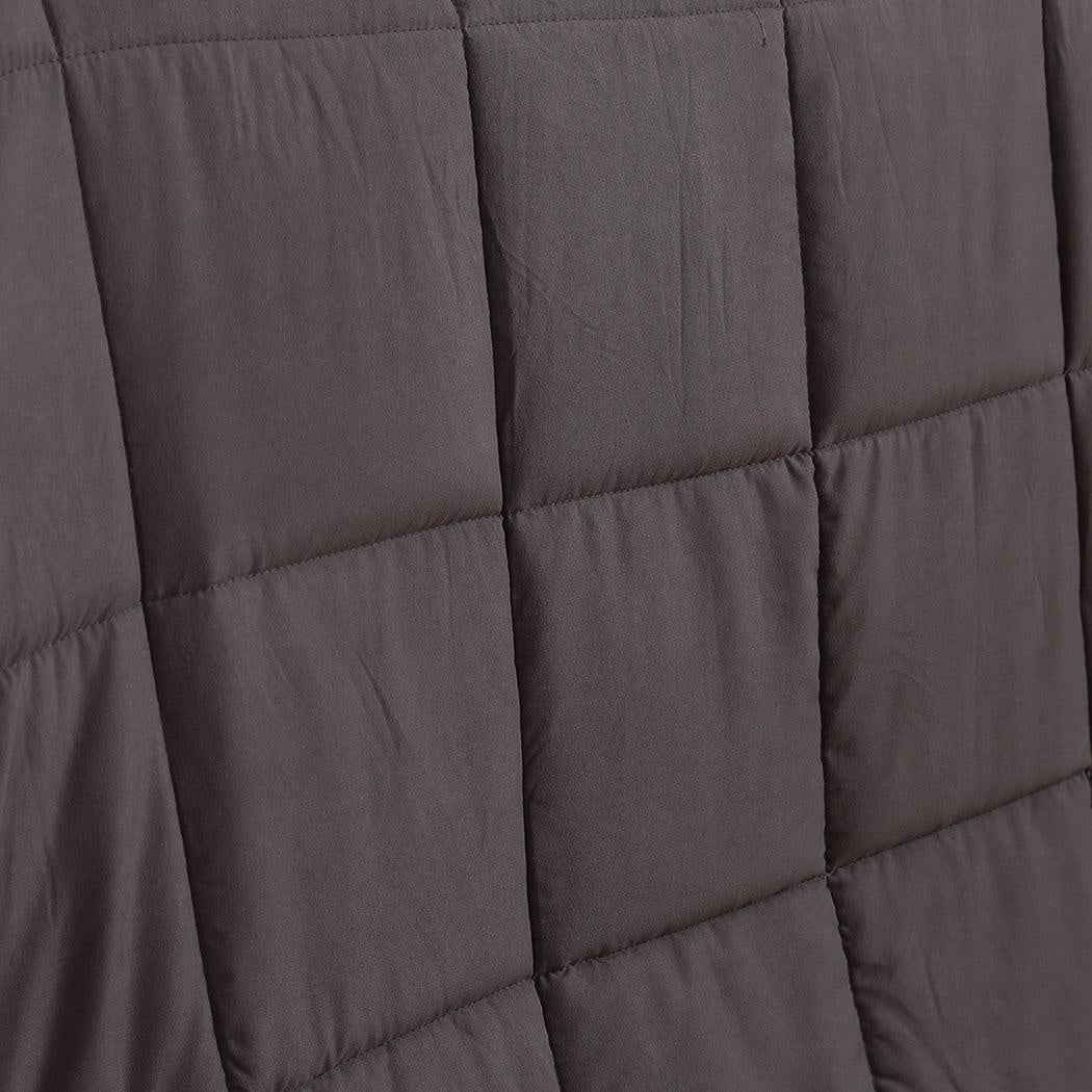 DreamZ Weighted Blanket Heavy Gravity Deep Relax 5KG Adult Double Grey Deals499