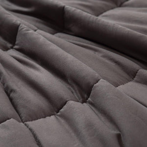 DreamZ Weighted Blanket Heavy Gravity Deep Relax 5KG Adult Double Grey Deals499