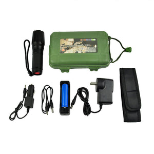 Tactical LED Flashlight Zoom Military Torch Light Kit Deals499