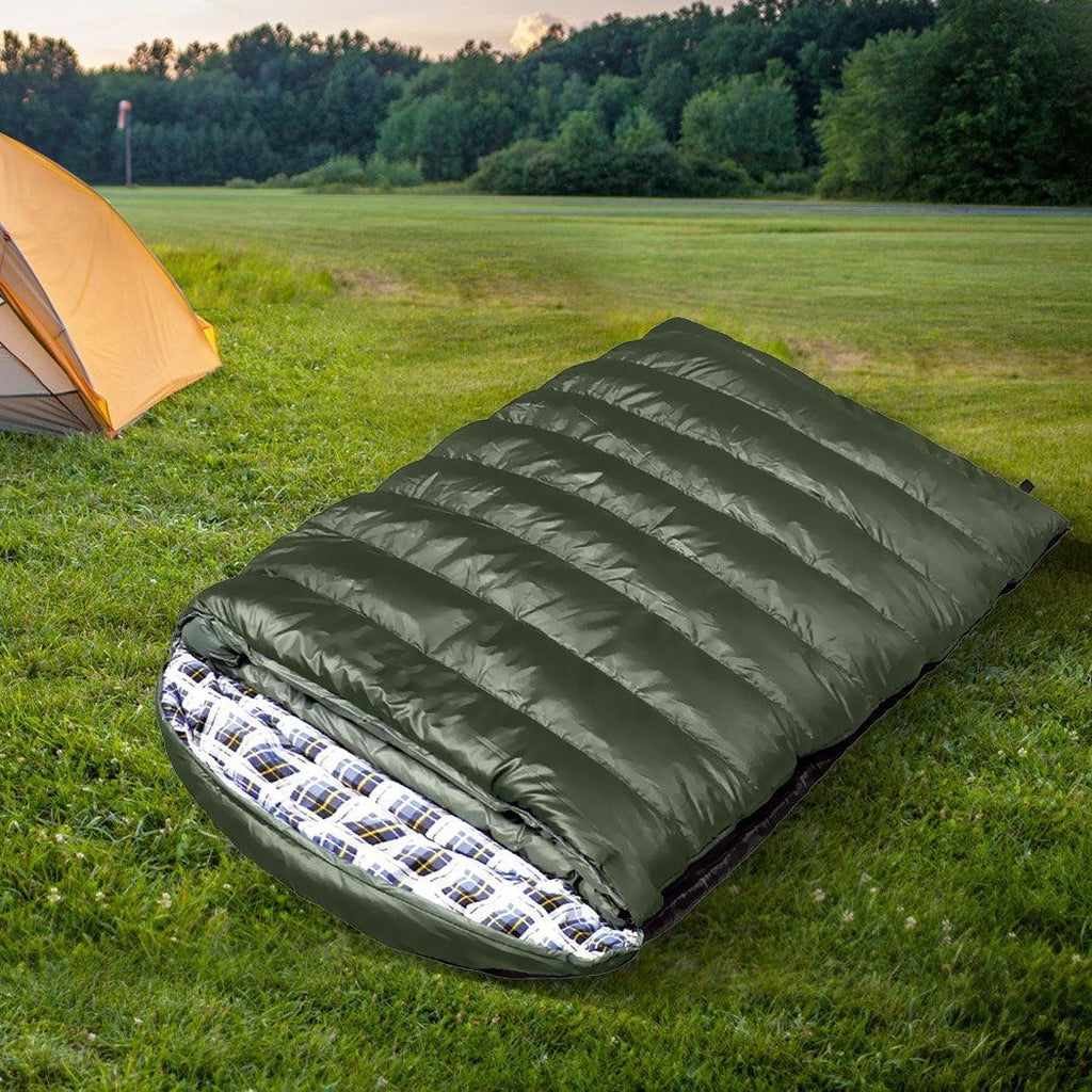 Mountview Sleeping Bag Double Bags Outdoor Camping Hiking Thermal -10? Tent Deals499