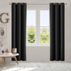 DreamZ Blockout Curtain Blackout Curtains Eyelet Room 102x160cm Black Deals499
