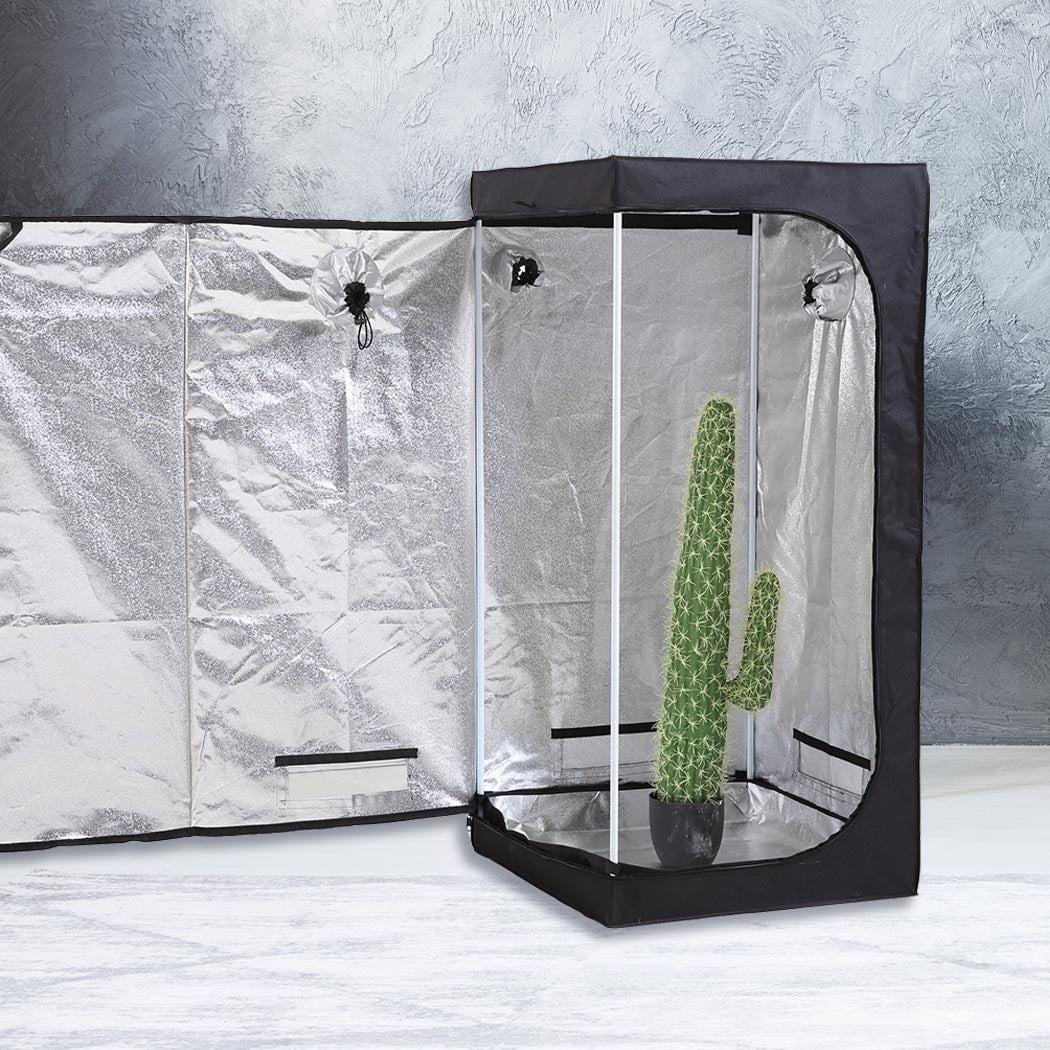 Garden Hydroponics Grow Room Tent Reflective Aluminum Oxford Cloth 75x75x160cm Deals499