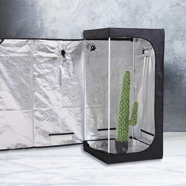 Garden Hydroponics Grow Room Tent Reflective Aluminum Oxford Cloth 75x75x160cm Deals499
