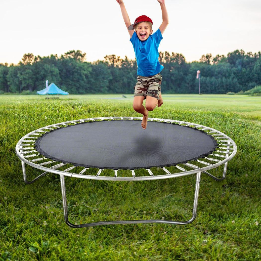 12 FT Kids Trampoline Pad Replacement Mat Reinforced Outdoor Round Spring Cover Deals499