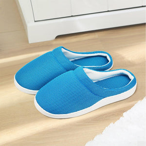 Summer Women Men Bamboo Cooling Gel Slippers Anti-fatigue Sandals Shoes Size S Deals499