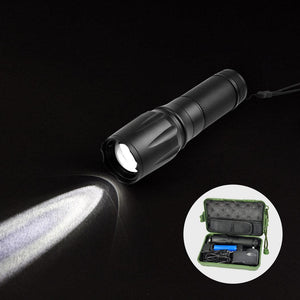 Tactical LED Flashlight Zoom Military Torch Light Kit Deals499
