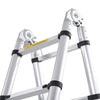 1.6M+1.6M Telescopic Aluminium Multipurpose Ladder Extension Alloy Extendable Step Deals499