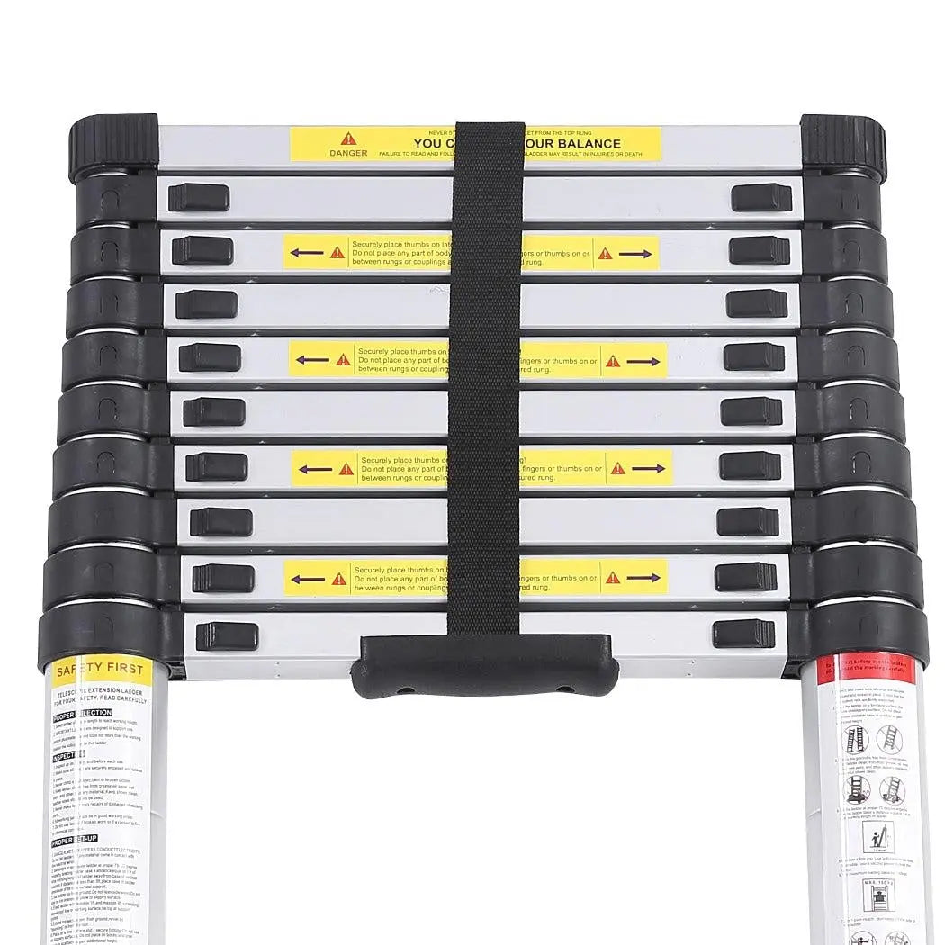1.6M+1.6M Telescopic Aluminium Multipurpose Ladder Extension Alloy Extendable Step Deals499