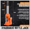 10 Ton Hydraulic Bottle Jack w/Safety Valve Car Van Truck Caravan Lift SUV 4WD from Deals499 at Deals499