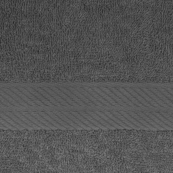 Royal Comfort 4 Piece Cotton Bamboo Towel Set 450GSM Luxurious Absorbent Plush Charcoal Deals499