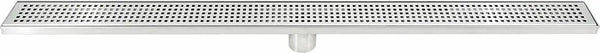 1000mm Bathroom Shower Stainless Steel Grate Drain w/Centre outlet Floor Waste Square Pattern Deals499