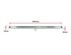 1000mm Tile Insert Bathroom Shower Stainless Steel Grate Drain w/Centre outlet Floor Waste Deals499