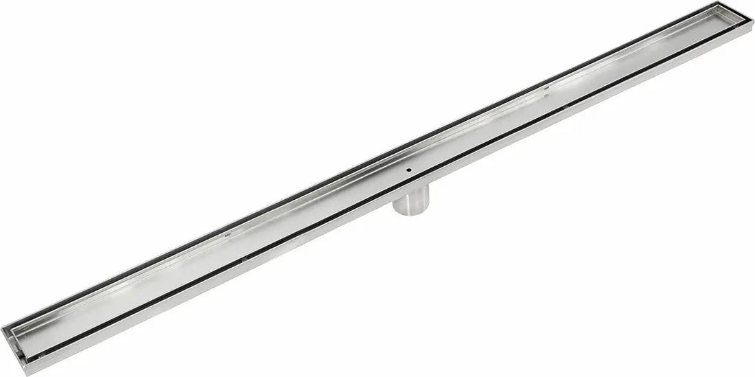 1000mm Tile Insert Bathroom Shower Stainless Steel Grate Drain w/Centre outlet Floor Waste Deals499