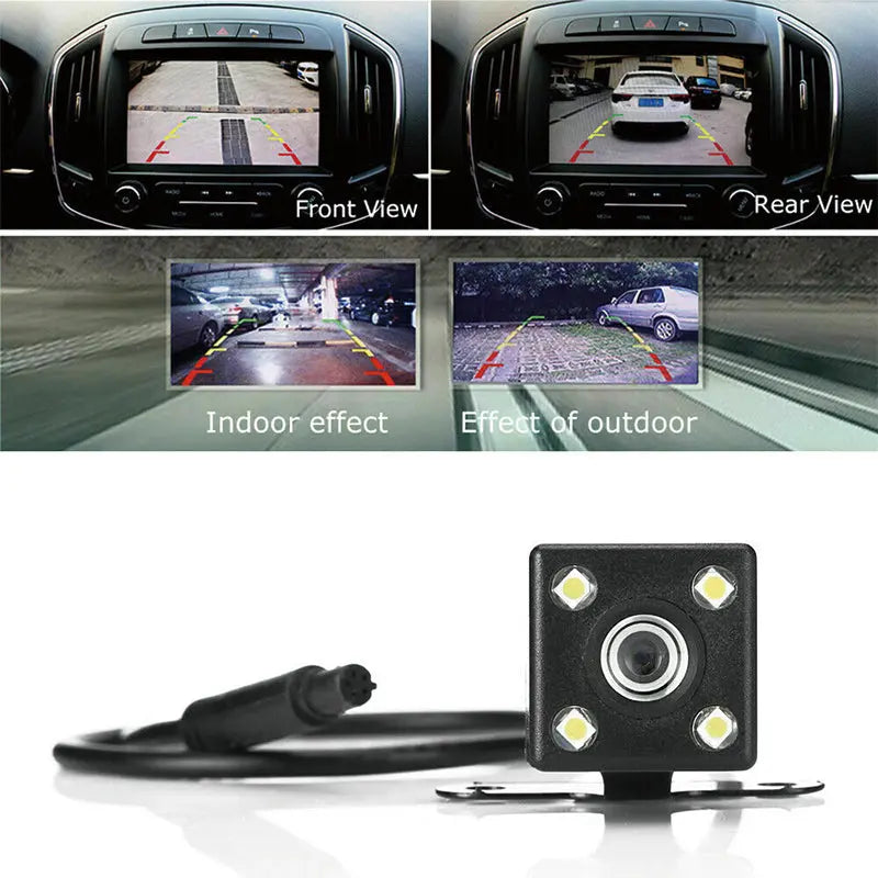 1080P Rear View Reversing Mirror 4.3'' Front And Rear DVR Car Dash Camera Dual Lens Deals499