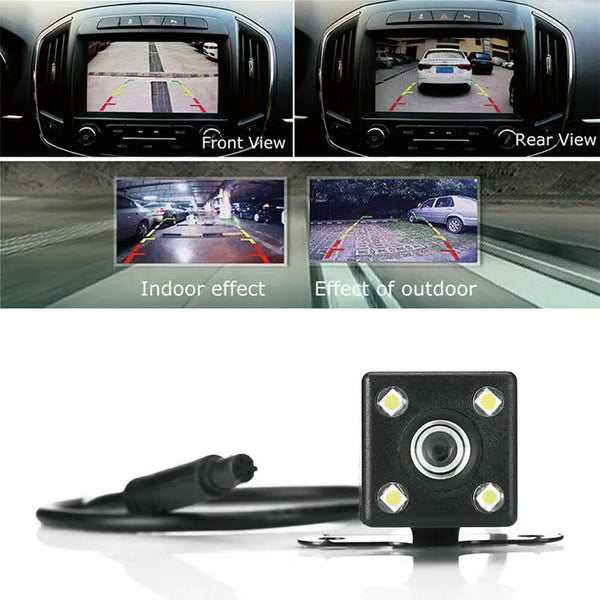 1080P Rear View Reversing Mirror 4.3'' Front And Rear DVR Car Dash Camera Dual Lens Deals499