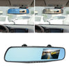 1080P Rear View Reversing Mirror 4.3'' Front And Rear DVR Car Dash Camera Dual Lens Deals499