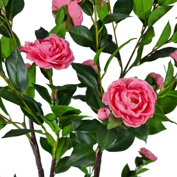 Flowering Natural Pink Artificial Camellia Tree 100cm Deals499