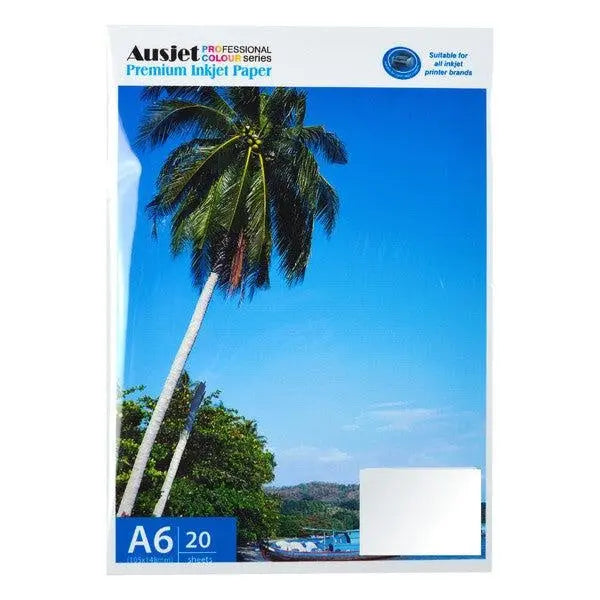 115gm A6 Sticker Glossy Photo Paper (20 Sheets) AUSTiC