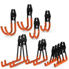 12-Pack Wall Mount Garage Hooks Tool Storage Workshop Organiser Heavy Duty Steel Deals499