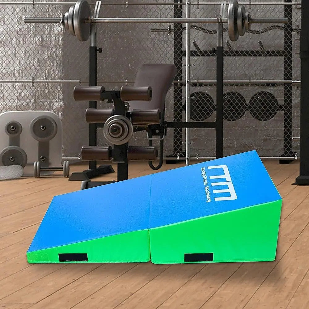 120x60x35cm Foldable Soft Incline Gymnastics Mat Wedge Yoga Gym Balance Training Deals499