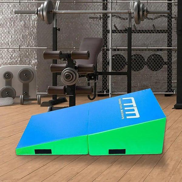 120x60x35cm Foldable Soft Incline Gymnastics Mat Wedge Yoga Gym Balance Training Deals499