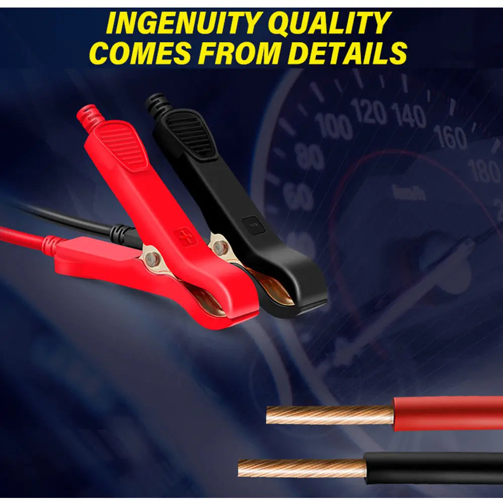 12V-24V Car Battery Charger LCD Automatic Smart Boat Caravan Motorcycle Truck Deals499