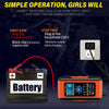 12V-24V Car Battery Charger LCD Automatic Smart Boat Caravan Motorcycle Truck Deals499