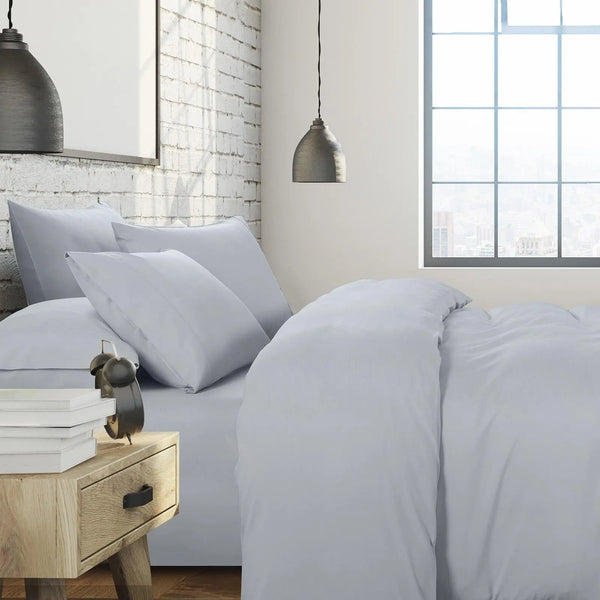 1500 Thread Count 6 Piece Combo And 2 Pack Duck Feather Down Pillows Bedding Set Indigo King Deals499